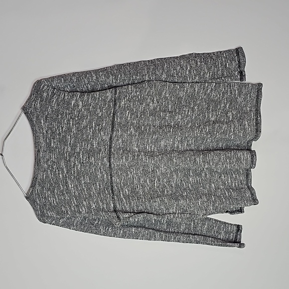 St. John's Bay gray and tan long sleeve shirt 2 pack - Picture 4 of 6